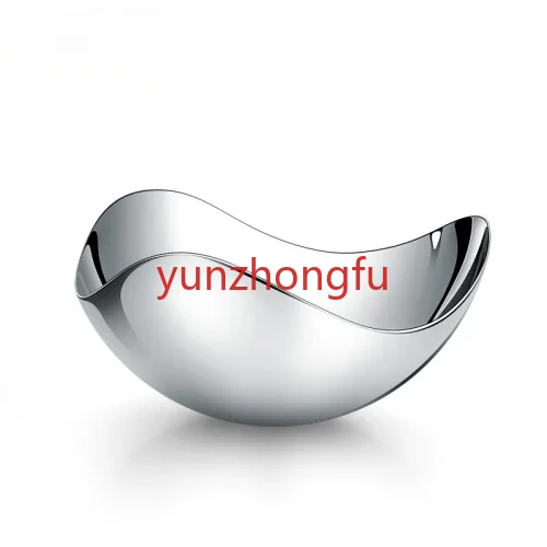 Modern Nordic stainless steel light luxury large fruit plate fruit bag living room home
Modern Nordic stainless steel light luxury large fruit plate fruit bag living room home