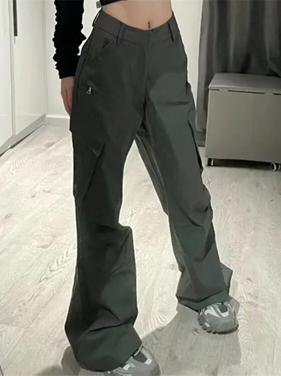 Summer New 2024 American Style High Waisted Slanted Pocket Cargo Pants Women's Solod Color Loose Casual Versatile Pants 52YG
Summer New 2024 American Style High Waisted Slanted Pocket Cargo Pants Women's Solod Color Loose Casual Versatile Pants 52YG