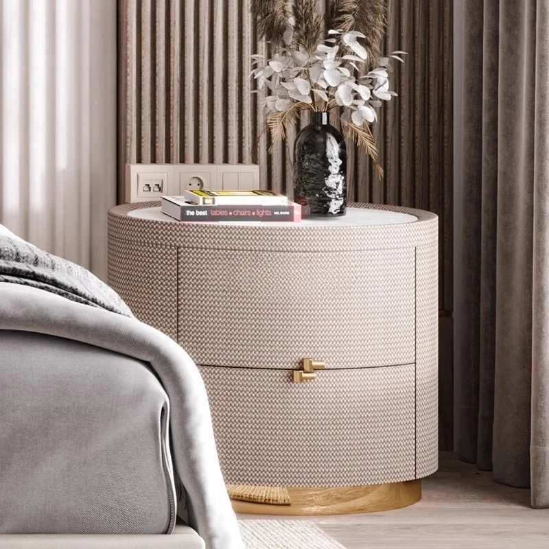 Simple luxury bedside table Italian light luxury modern beige bedroom storage cabinet
Simple luxury bedside table Italian light luxury modern beige bedroom storage cabinet