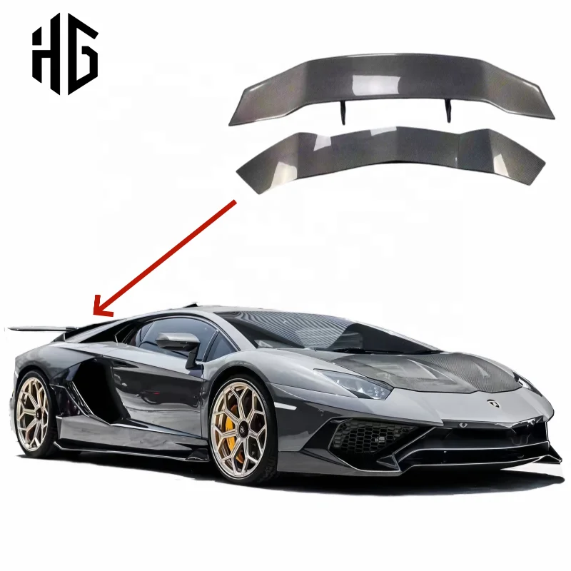 DMC Style Double Carbon Fiber Rear Spoiler Wing For Lamborghini Aventador LP700 LP720 LP740 Trunk Spoiler Lips Body Kit
DMC Style Double Carbon Fiber Rear Spoiler Wing For Lamborghini Aventador LP700 LP720 LP740 Trunk Spoiler Lips Body Kit