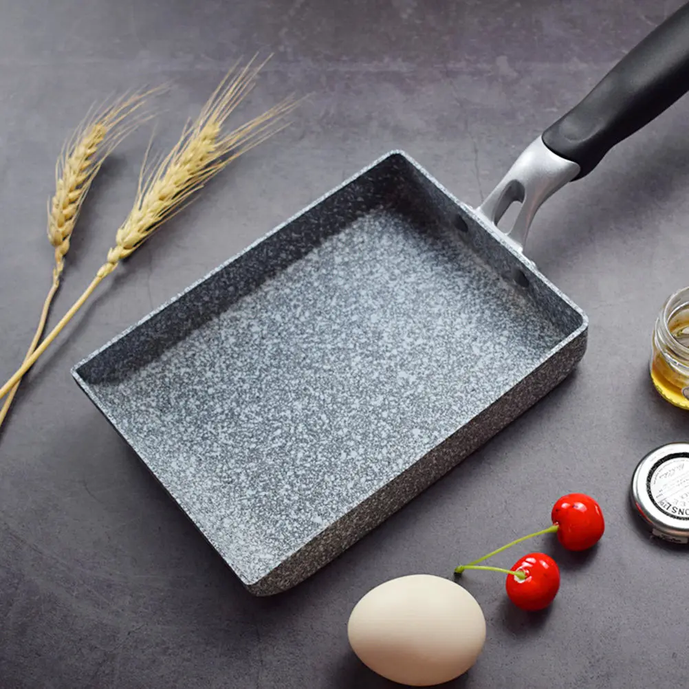 Nonstick Rectangular Egg Pan for Omelette Frying Tamagoyaki Baking Griddle Cooking Utensil Kitchen Accessory
Nonstick Rectangular Egg Pan for Omelette Frying Tamagoyaki Baking Griddle Cooking Utensil Kitchen Accessory