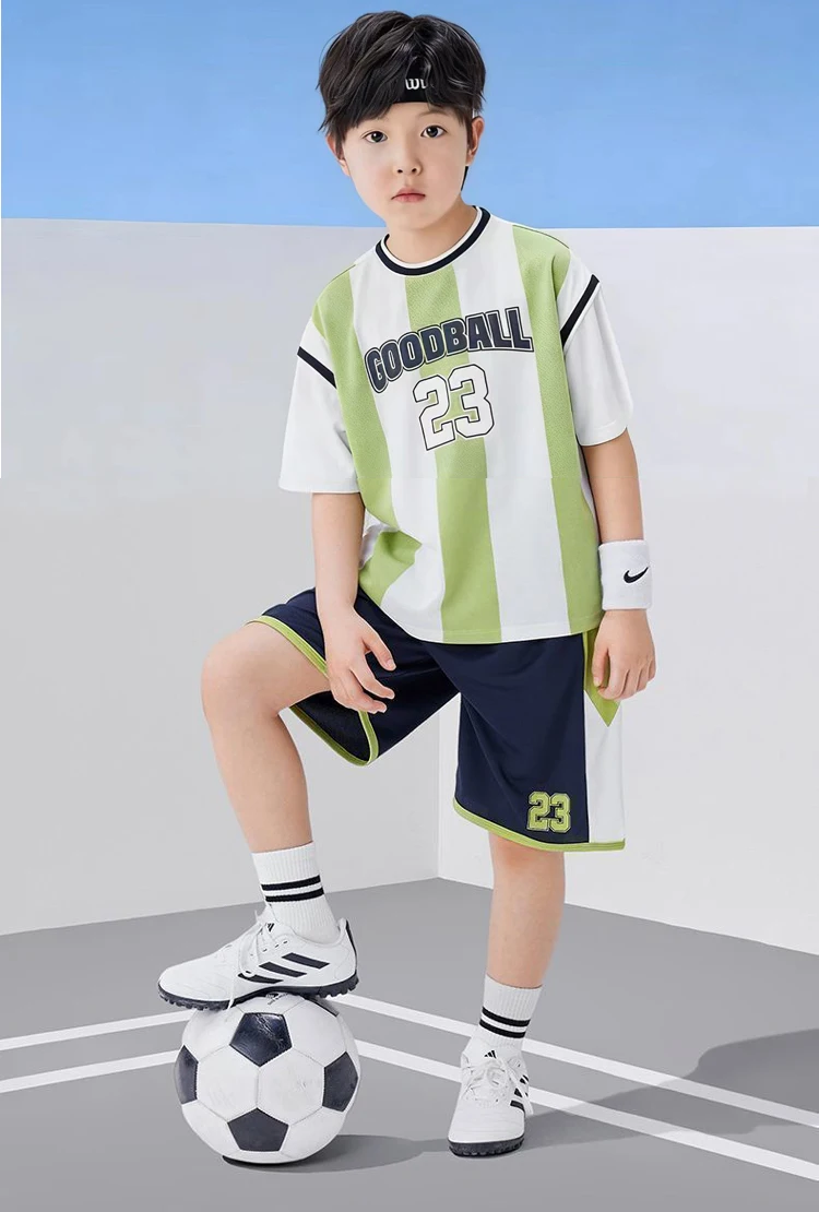 Boys' Summer Sports Short Sleeve Set, Quick-Dry T-Shirt, Breathable Top for Playing and Running, Casual Two-Piece Set
Boys' Summer Sports Short Sleeve Set, Quick-Dry T-Shirt, Breathable Top for Playing and Running, Casual Two-Piece Set