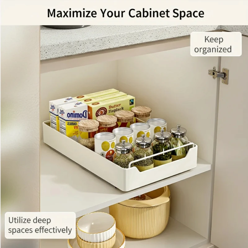 Under Sink Pull Out Drawer Organizer Deep Kitchen Storage Basket Spice Rack Dish Tray Pantry Organizer
Under Sink Pull Out Drawer Organizer Deep Kitchen Storage Basket Spice Rack Dish Tray Pantry Organizer