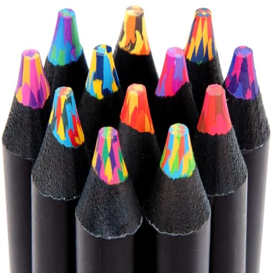 Art Supplies 12 Rainbow Colored Pencils, Teen Girl Gifts Trendy Stuff, Arts and Crafts for Ages 8-12, Gifts for 5-12 Year Old G
Art Supplies 12 Rainbow Colored Pencils, Teen Girl Gifts Trendy Stuff, Arts and Crafts for Ages 8-12, Gifts for 5-12 Year Old G