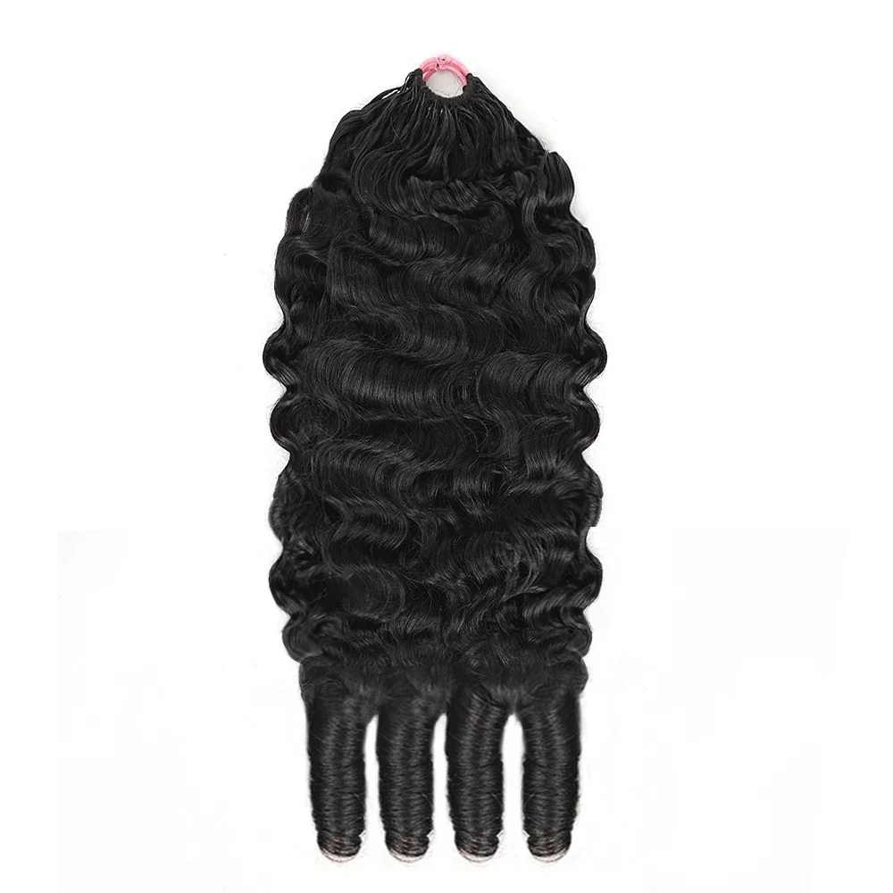 Afro Kinky Burmese Curly Crochet Human Hair Knotless Pre-Separated Crochet Feather Hair Extensions Curly 100% Human Hair
Afro Kinky Burmese Curly Crochet Human Hair Knotless Pre-Separated Crochet Feather Hair Extensions Curly 100% Human Hair