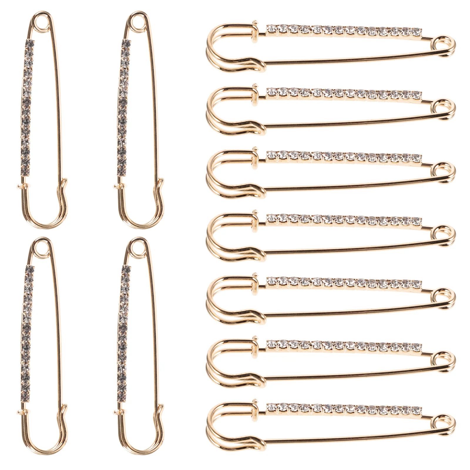 12pcs Safety Pin Brooch Anti-Wardrobe Malfunction Rhinestone Design Metal Small Pins For Clothing Dress Fixing Diy Craft
12pcs Safety Pin Brooch Anti-Wardrobe Malfunction Rhinestone Design Metal Small Pins For Clothing Dress Fixing Diy Craft