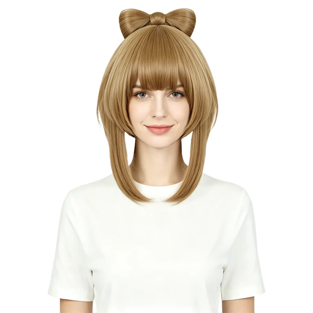 Milk Tea Brown Sweet Lolita Wig Detachable Bowknot Double Braids Bangs Cosplay Heat Resistant Wig For Halloween Party Daily
Milk Tea Brown Sweet Lolita Wig Detachable Bowknot Double Braids Bangs Cosplay Heat Resistant Wig For Halloween Party Daily