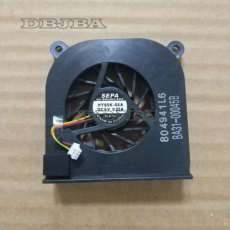 Laptop CPU Cooler Fan For SAMSUNG q70 HY60B-05A BA31-00045A KDB0505HC-WA12
Laptop CPU Cooler Fan For SAMSUNG q70 HY60B-05A BA31-00045A KDB0505HC-WA12