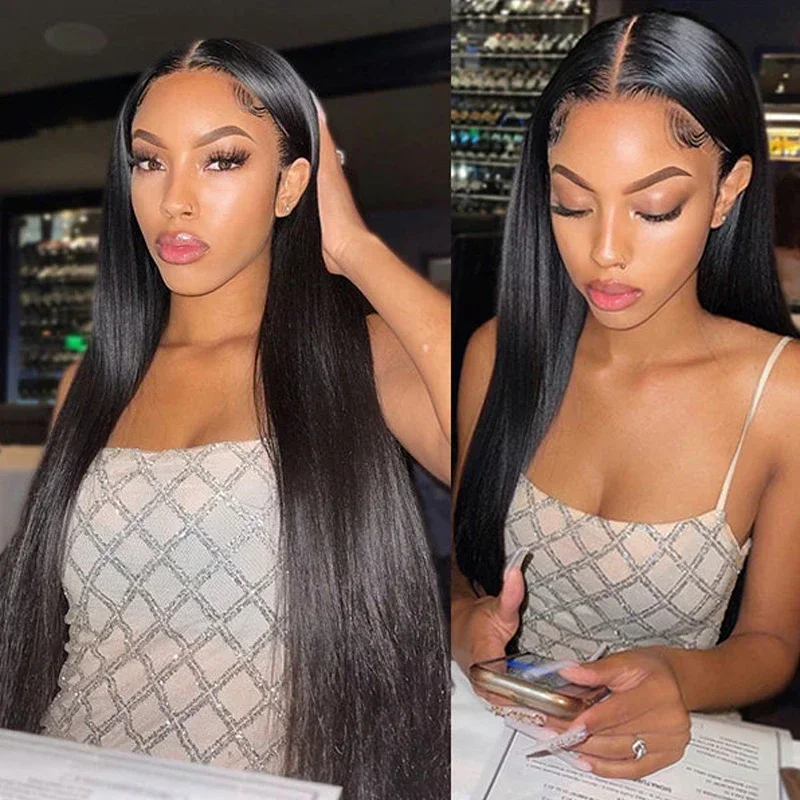 28 Inch 200 High Desity 13x6 13x4 HD Lace Front Human Hair Wigs Pre Plucked For Women Bone Straight Human Hair Lace Frontal Wigs
28 Inch 200 High Desity 13x6 13x4 HD Lace Front Human Hair Wigs Pre Plucked For Women Bone Straight Human Hair Lace Frontal Wigs