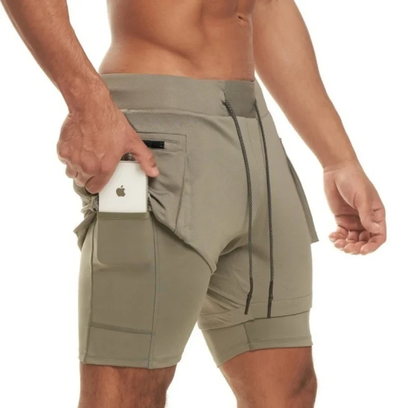 Summer Men's New Sports Shorts 2-in-1 Beach Pants Double-layer Running Gym Fitness Training Jogging Drawstring Shorts
Summer Men's New Sports Shorts 2-in-1 Beach Pants Double-layer Running Gym Fitness Training Jogging Drawstring Shorts