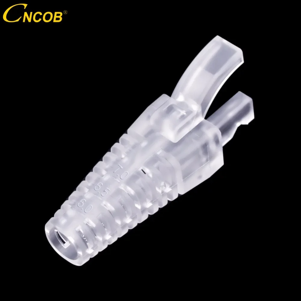 CNCOB Cat6 Transparent Boots Rj45 Hat Connector Protector Cable Cat 6a Connectors Sleeve Covers Aperture 5.5-7.0mm
CNCOB Cat6 Transparent Boots Rj45 Hat Connector Protector Cable Cat 6a Connectors Sleeve Covers Aperture 5.5-7.0mm
