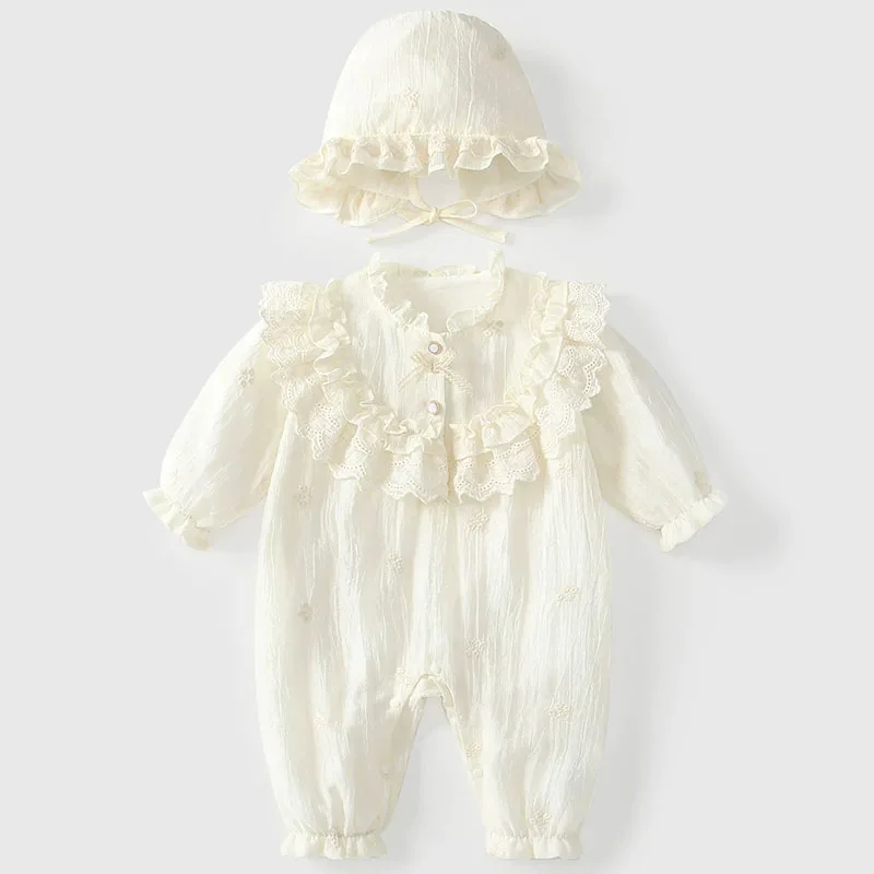 2Piece Spring Autumn Newborn Items Girls Clothes Korean Fashion Cute Princess Cotton Long Sleeve Jumpsuits+Hat Baby Stuff B280
2Piece Spring Autumn Newborn Items Girls Clothes Korean Fashion Cute Princess Cotton Long Sleeve Jumpsuits+Hat Baby Stuff B280