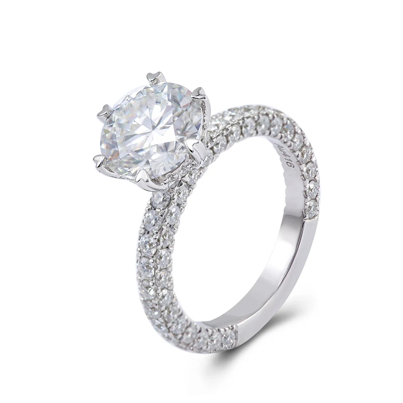 Provence 10K/14K/18K Moissanite Wedding Rings for Women 1.2 CT Round Cut D Color VVS1 Women's Promise Rings With GRA Certificate
Provence 10K/14K/18K Moissanite Wedding Rings for Women 1.2 CT Round Cut D Color VVS1 Women's Promise Rings With GRA Certificate