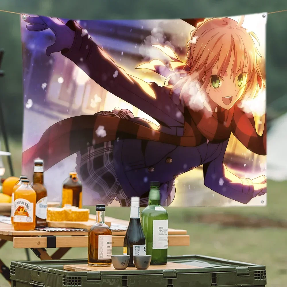 Anime F-FateS Saber Flag Creative Pattern Polyester Printed Banner Hand Pulled Flag Advertising Class Camping Birthday Outdoors
Anime F-FateS Saber Flag Creative Pattern Polyester Printed Banner Hand Pulled Flag Advertising Class Camping Birthday Outdoors