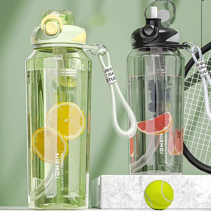 Портативная бутылка для воды большой емкости с соломинкой и маркером для занятий спортом на открытом воздухе, фитнесом, пластиковая чашка для напитков в тренажерном зале, защита от падения для мужчин
Портативная бутылка для воды большой емкости с соломинкой и маркером для занятий спортом на открытом воздухе, фитнесом, пластиковая чашка для напитков в тренажерном зале, защита от падения для мужчин
