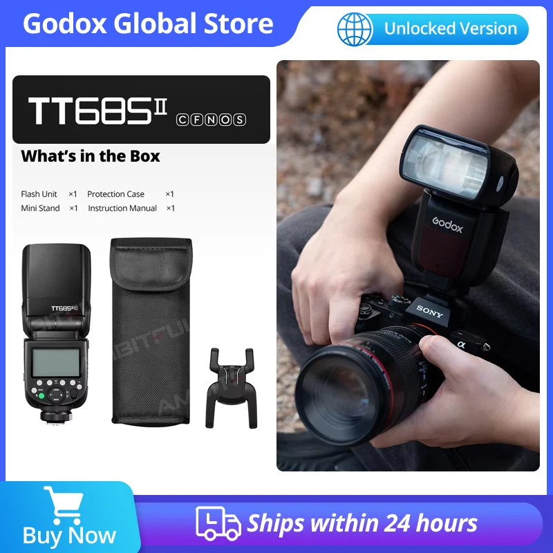 Вспышка Godox TT685II TT685IIC TT685IIN TT685IIS TT685IIF TT685O TTL HSS для камер Canon, Nikon, Sony, Fuji, Olympus
Вспышка Godox TT685II TT685IIC TT685IIN TT685IIS TT685IIF TT685O TTL HSS для камер Canon, Nikon, Sony, Fuji, Olympus