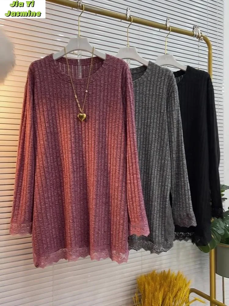 Spring and Autumn Loose and Fashionable Western-style Base Medium Long Lace Patchwork Casual Long Sleeved Top for Women
Spring and Autumn Loose and Fashionable Western-style Base Medium Long Lace Patchwork Casual Long Sleeved Top for Women