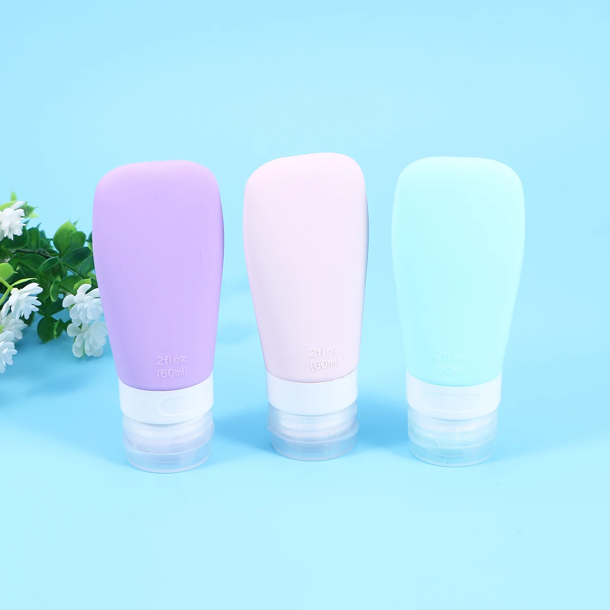 3pcs 60Ml Silicone Travel Bottles Leak Proof Squeeze Containers For Shampoo Body Wash Sub-Bottles Set Durable Non Toxic
3pcs 60Ml Silicone Travel Bottles Leak Proof Squeeze Containers For Shampoo Body Wash Sub-Bottles Set Durable Non Toxic
