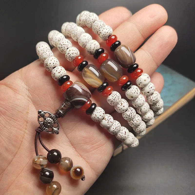 Браслет-ожерелье из 108 бусин натурального агата Xingyue Bodhi с красными полосками для мужчин и женщин, подарок
Браслет-ожерелье из 108 бусин натурального агата Xingyue Bodhi с красными полосками для мужчин и женщин, подарок