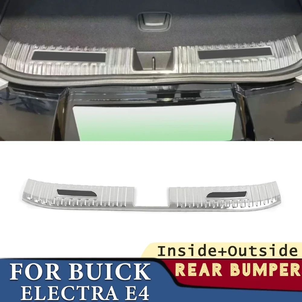 Бампер багажника для Buick Electra E4 2023 2024, автомобильные аксессуары, защита заднего крыла из нержавеющей стали, украшение на порог 
Бампер багажника для Buick Electra E4 2023 2024, автомобильные аксессуары, защита заднего крыла из нержавеющей стали, украшение на порог