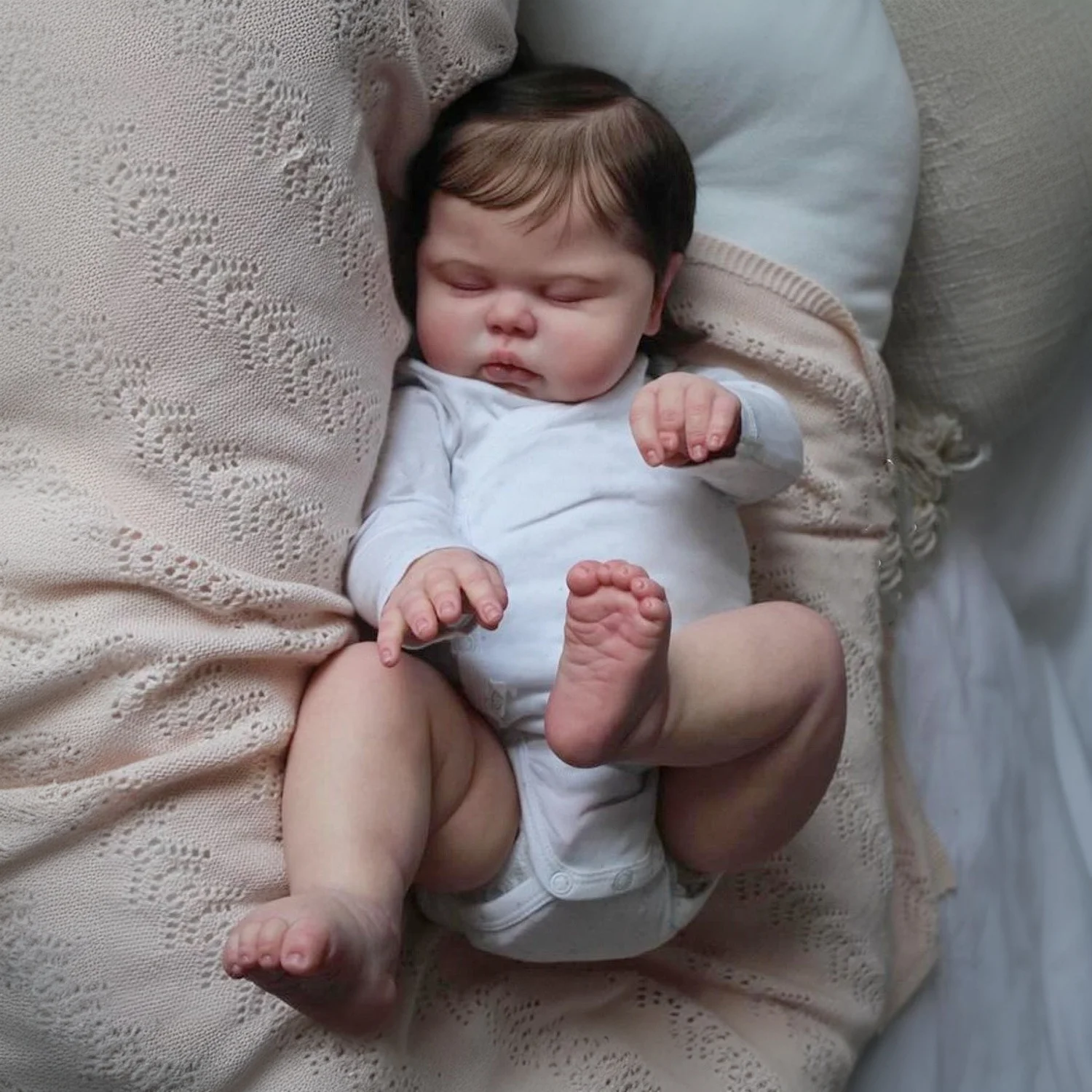 Cloth Body Vinyl Limbs 50 CM 3D-Paint With Visible Veins Asleep Fat Reborn Baby Doll Toy For Girl Lifelike Kids Birthday Gift
Cloth Body Vinyl Limbs 50 CM 3D-Paint With Visible Veins Asleep Fat Reborn Baby Doll Toy For Girl Lifelike Kids Birthday Gift