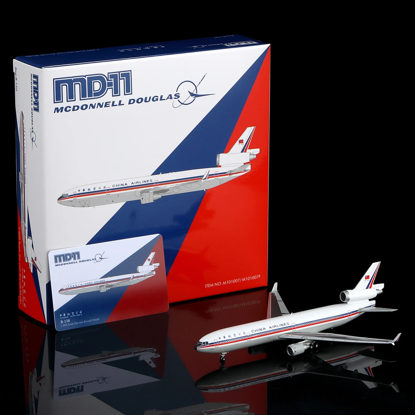 M101007 Alloy Collectible Plane Gift HX Models 1:400 CHINA AIRLINES McDonnell Douglas MD-11 Diecast Aircraft Jet Model B-150
M101007 Alloy Collectible Plane Gift HX Models 1:400 CHINA AIRLINES McDonnell Douglas MD-11 Diecast Aircraft Jet Model B-150