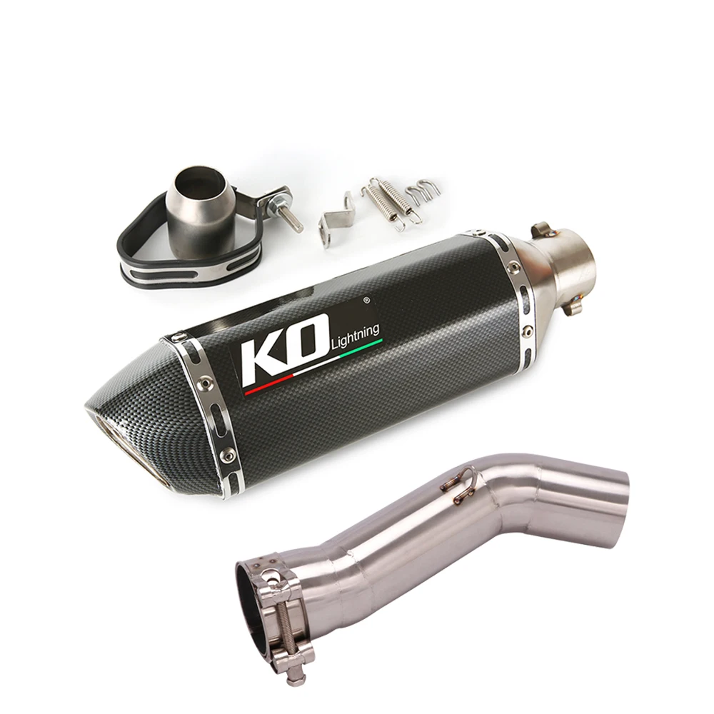 Motorcycle Exhaust System Middle Link Pipe Mufller With DB Killer Stainless Steel Slip On For BMW C650 Sport 2016-2020
Motorcycle Exhaust System Middle Link Pipe Mufller With DB Killer Stainless Steel Slip On For BMW C650 Sport 2016-2020