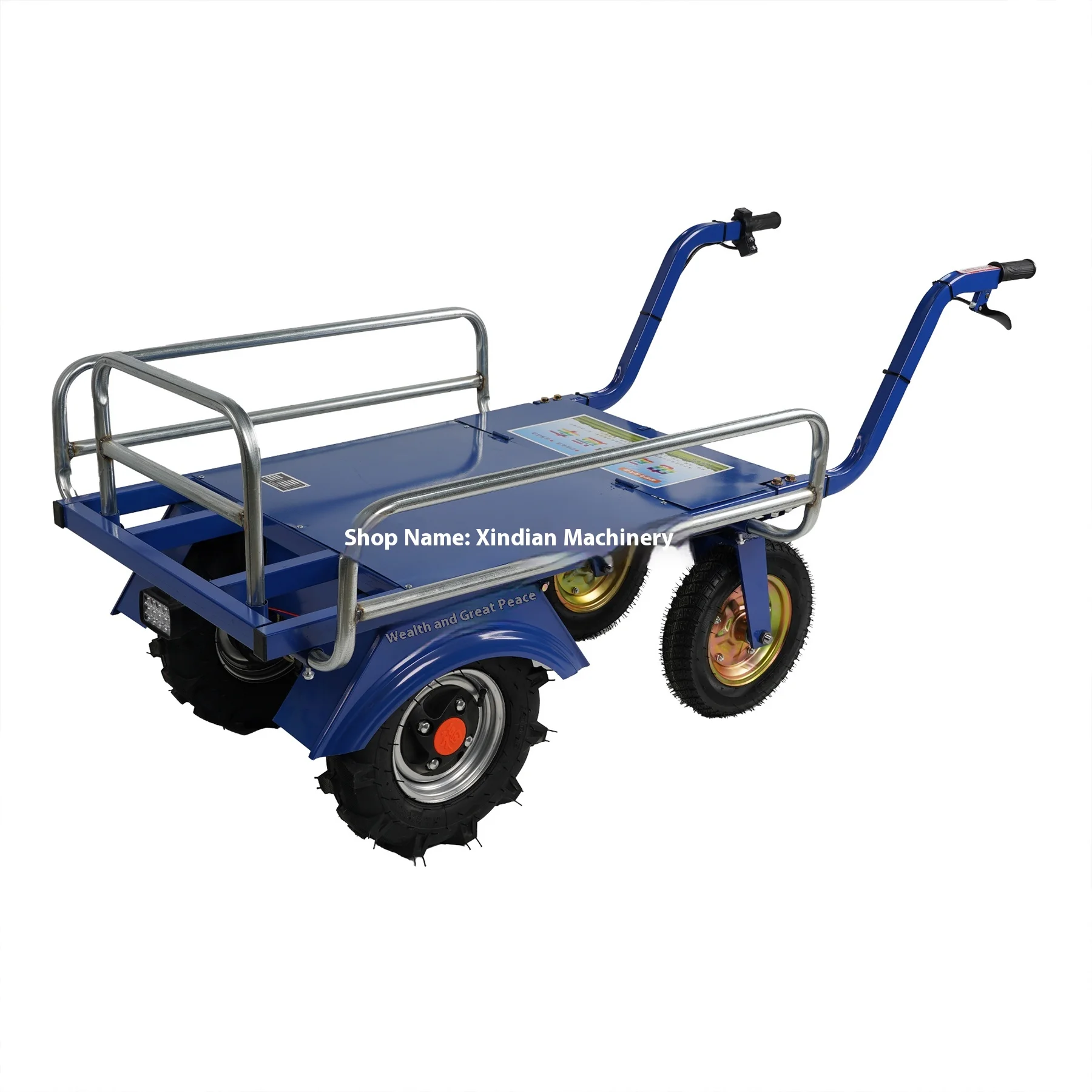 Electric Four-Wheel Agricultural Truck Iron Construction Household Two-Wheel Bus Platform Design For Orchard Climbing Industrial
Electric Four-Wheel Agricultural Truck Iron Construction Household Two-Wheel Bus Platform Design For Orchard Climbing Industrial
