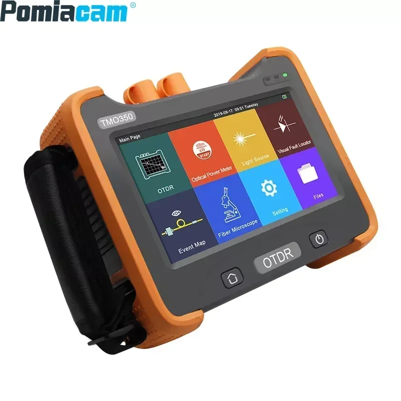 TMO350 OTDR 1310/1550nm Four Wavelength Single Multimode Visual Fault Locator function Optical Time-domain Reflectometer
TMO350 OTDR 1310/1550nm Four Wavelength Single Multimode Visual Fault Locator function Optical Time-domain Reflectometer