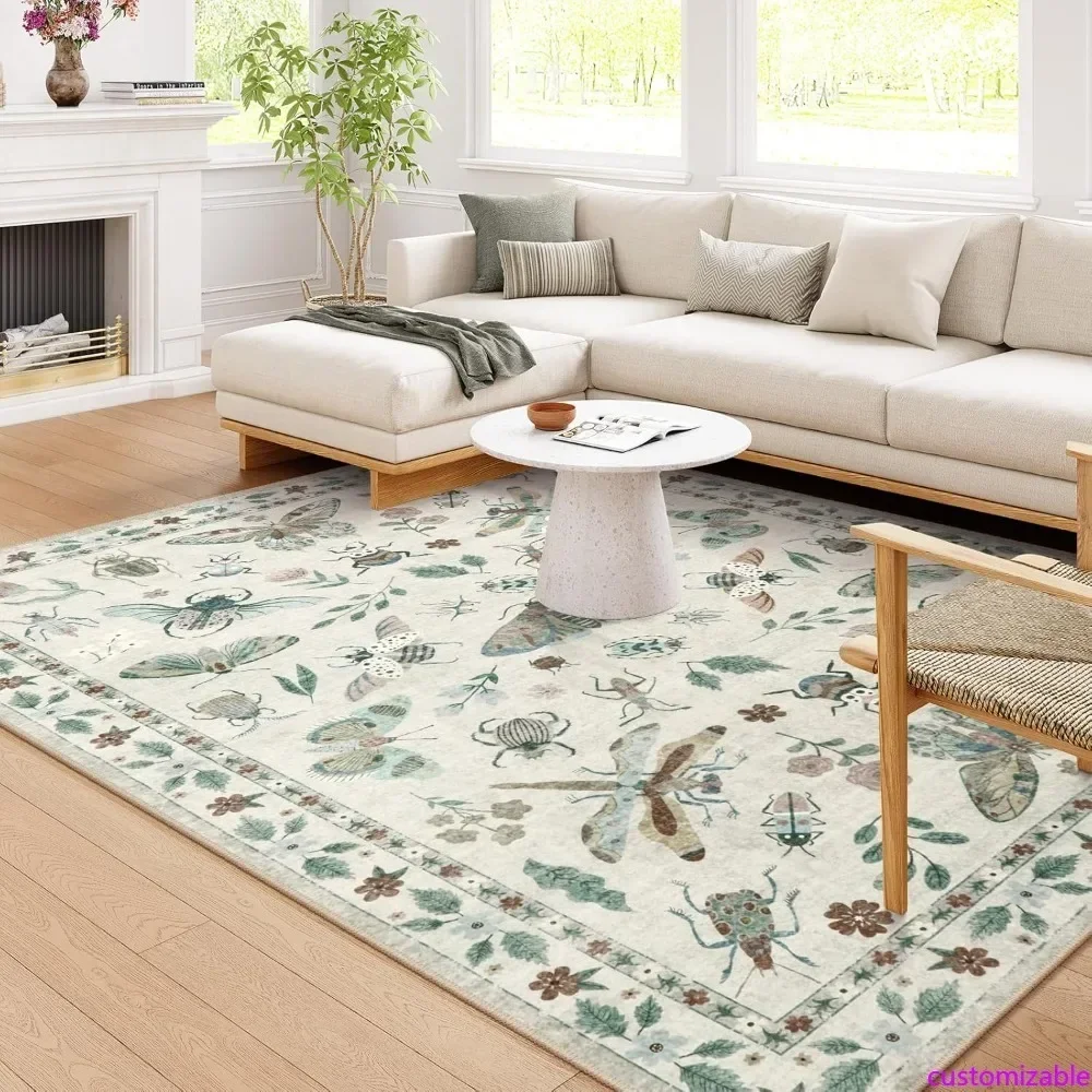 Hot-sellingCustomizable Insect Print 8x10 Area Rugs, Soft Washable Rugs 8x10 Living Room Rugs for Bedroom Dining Room, Ultra-Thi
Hot-sellingCustomizable Insect Print 8x10 Area Rugs, Soft Washable Rugs 8x10 Living Room Rugs for Bedroom Dining Room, Ultra-Thi