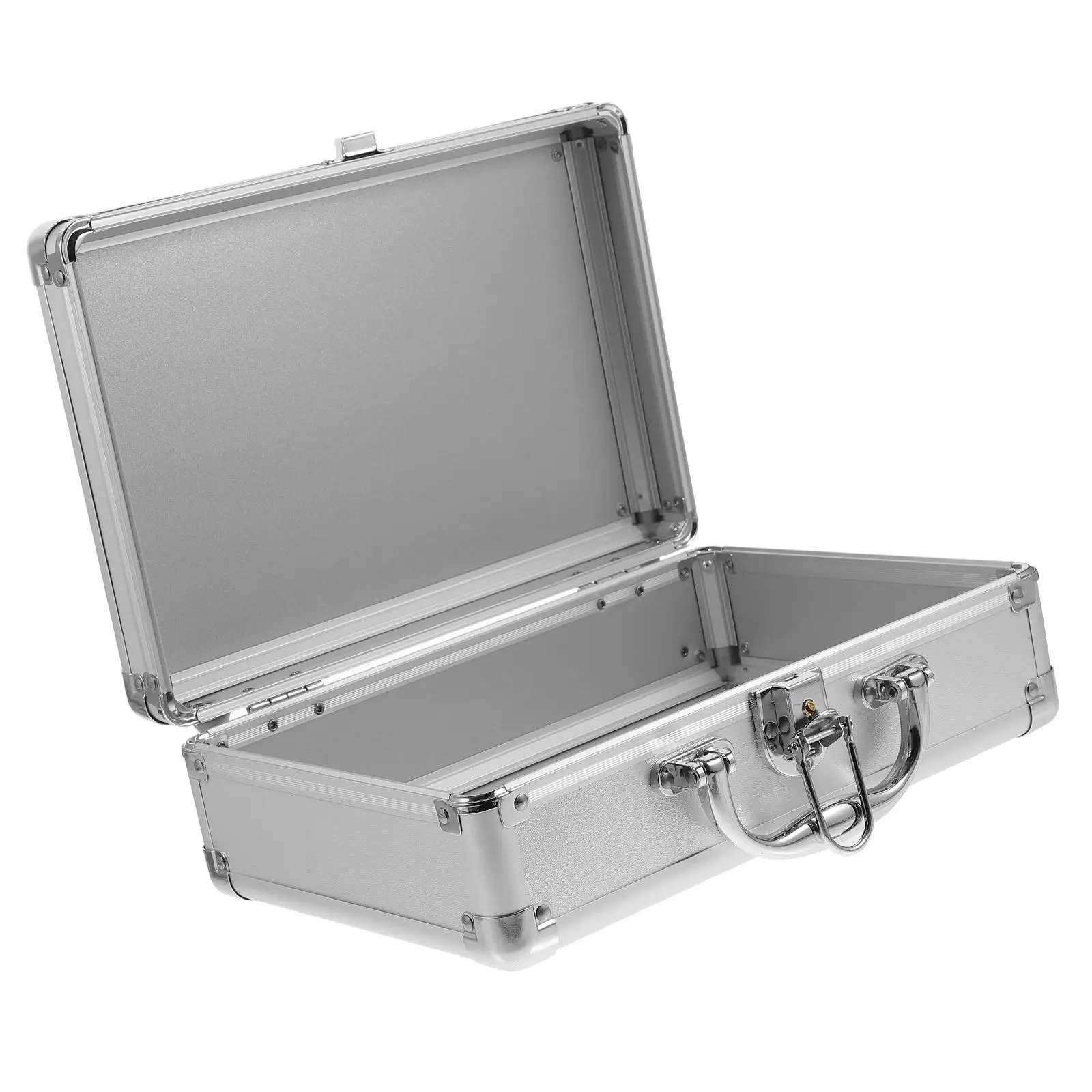 Aluminum Alloy Briefcase Hard Shell Portable Storage Box Tool Case with Lock for Men Small Size Metal Suitcase Money Case
Aluminum Alloy Briefcase Hard Shell Portable Storage Box Tool Case with Lock for Men Small Size Metal Suitcase Money Case