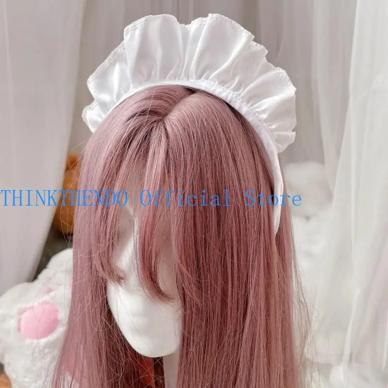 652F Gothic Wide Ruffle Hair Hoop White Headdress Cartoon Maid Headpiece Anime Gothic Roleplay Hairband
652F Gothic Wide Ruffle Hair Hoop White Headdress Cartoon Maid Headpiece Anime Gothic Roleplay Hairband