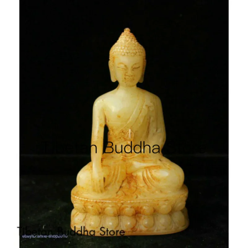 13cm China Natural Old Jade hand carved Shakyamuni Buddha Statue Sculpture AIQ9
13cm China Natural Old Jade hand carved Shakyamuni Buddha Statue Sculpture AIQ9