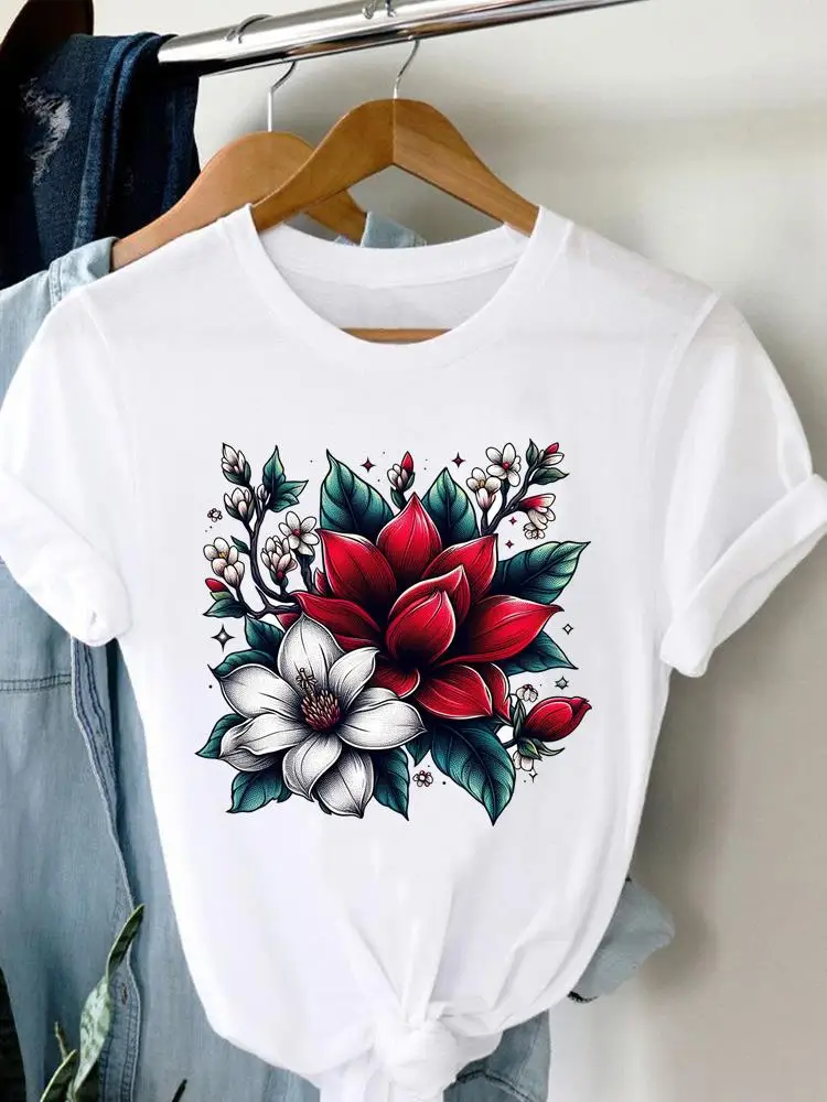 Women Graphic T-shirts Clothing Printed Short Sleeve Tee Love Style Flower 90s Casual T Fashion O-neck Female Clothes
Women Graphic T-shirts Clothing Printed Short Sleeve Tee Love Style Flower 90s Casual T Fashion O-neck Female Clothes