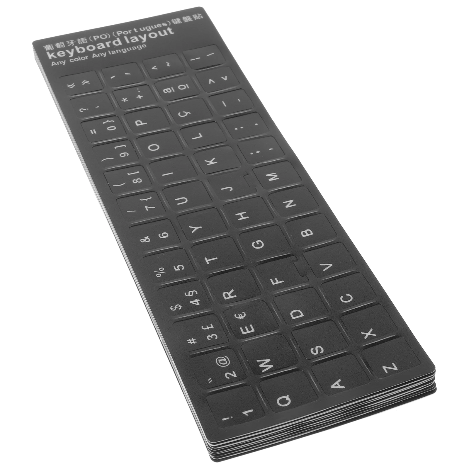 10pcs Stickers Portuguese Laptop Computer Accessories Foreign Language Keyboard Stickers PVC Gaming Practice Black White
10pcs Stickers Portuguese Laptop Computer Accessories Foreign Language Keyboard Stickers PVC Gaming Practice Black White