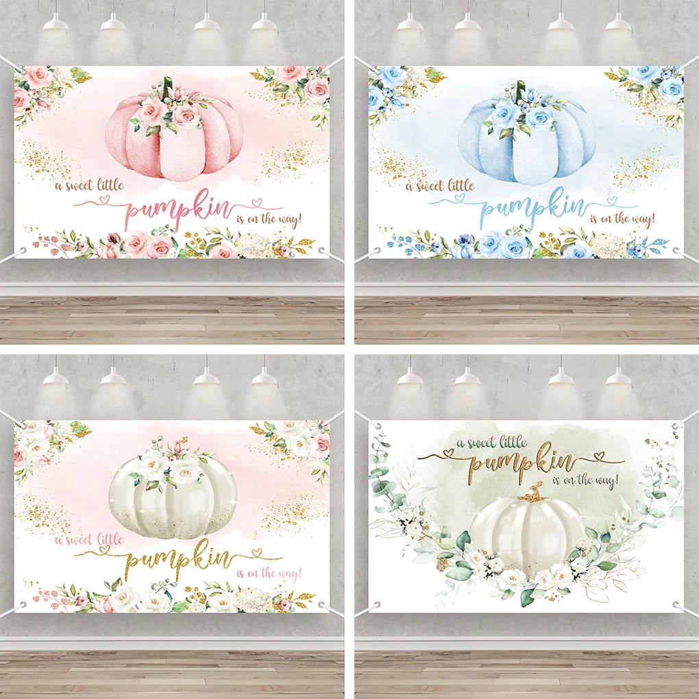 AIBIIN Baby Shower Backdrop A Little Pumpkin Is on The Way Newborn Baby Birthday Party Decorations Autumn Photography Background
AIBIIN Baby Shower Backdrop A Little Pumpkin Is on The Way Newborn Baby Birthday Party Decorations Autumn Photography Background