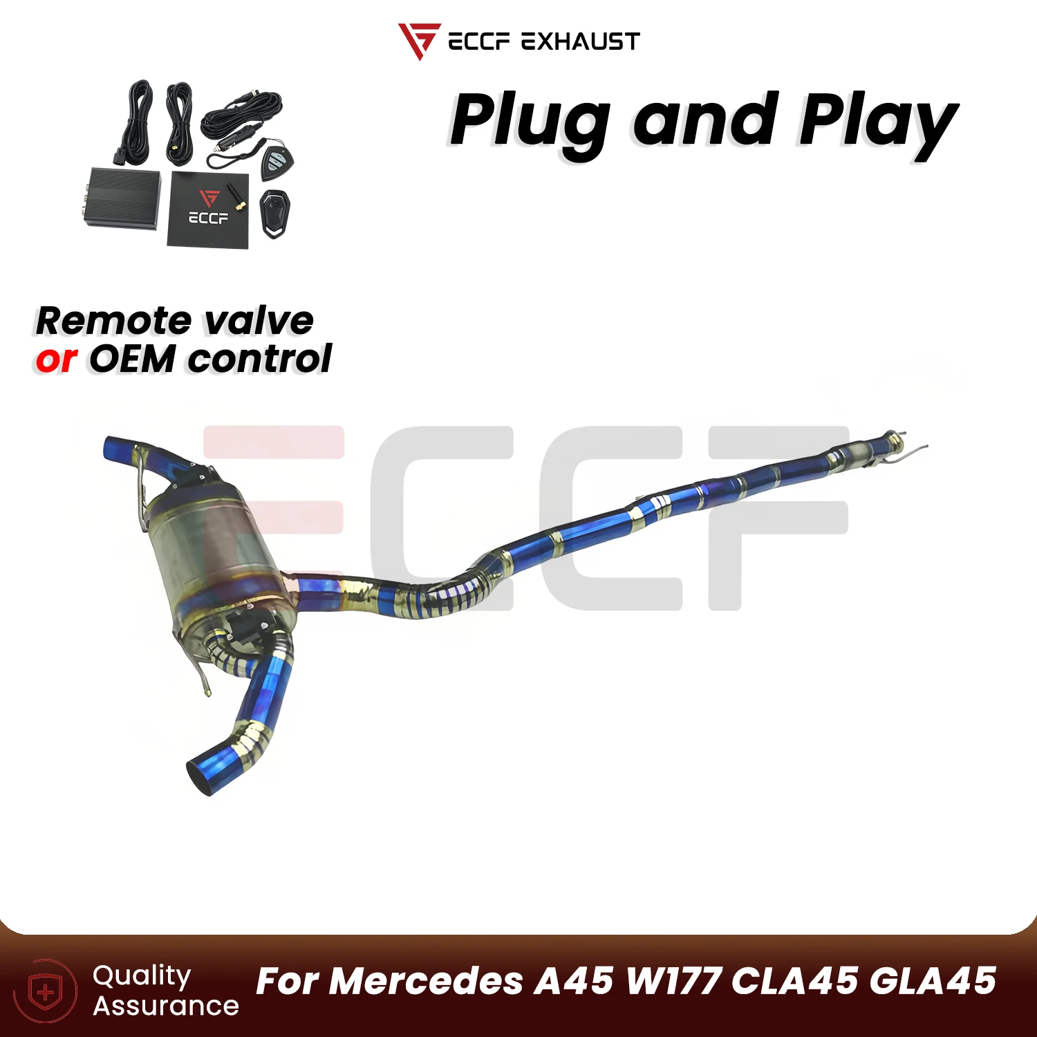 Sporty Aggressive exhaust Sound Titanium Catback exhaust For Mercedes A45 W177 CLA45 GLA45 Plug and Play Performance Upgrade
Sporty Aggressive exhaust Sound Titanium Catback exhaust For Mercedes A45 W177 CLA45 GLA45 Plug and Play Performance Upgrade