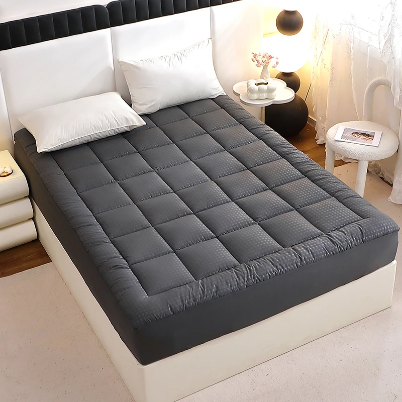 1 Piece Twin Full Queen King 350gsm Dark Grey Quilted Thin Mattress Pad With 43cm Bed Skirt Protector Cover
1 Piece Twin Full Queen King 350gsm Dark Grey Quilted Thin Mattress Pad With 43cm Bed Skirt Protector Cover