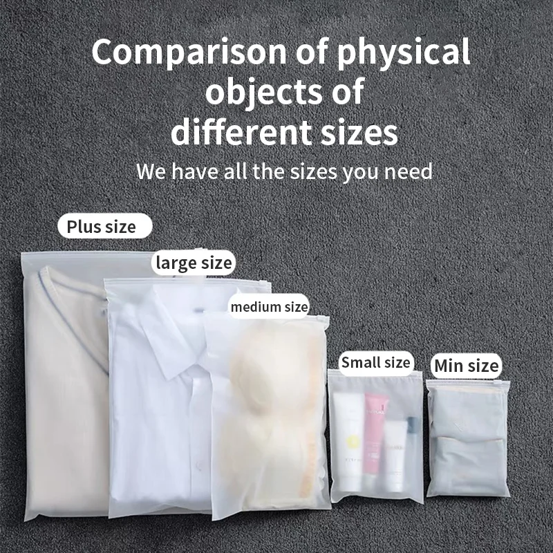10PCS Reusable Ziplock Bags Plastic Travel Clothes Storage Bags Clear Seal Bags Waterproof Luggage Organizer For Shoe Storage
10PCS Reusable Ziplock Bags Plastic Travel Clothes Storage Bags Clear Seal Bags Waterproof Luggage Organizer For Shoe Storage