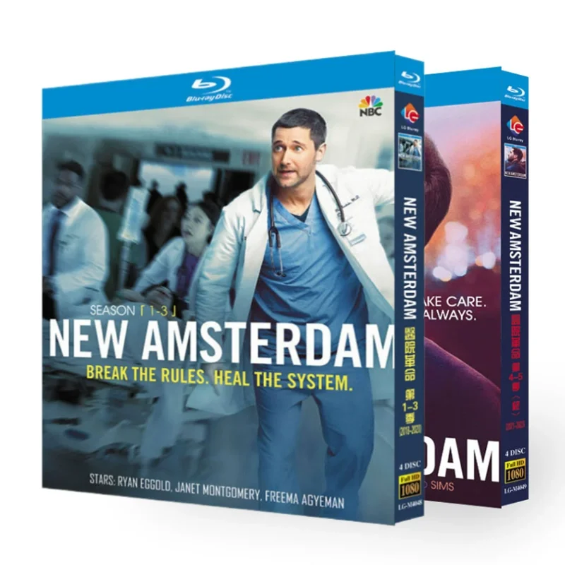 Новый Амстердам: Сезоны 1-5 на Blu-ray дисках
Новый Амстердам: Сезоны 1-5 на Blu-ray дисках