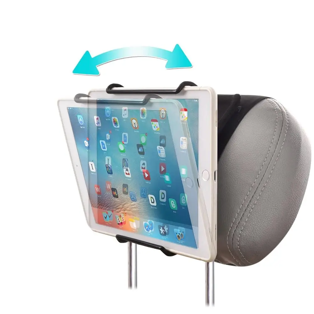 Universal Car Headrest Mount Holder with Angle-Adjustable Clamp - Tablets and More
Universal Car Headrest Mount Holder with Angle-Adjustable Clamp - Tablets and More
