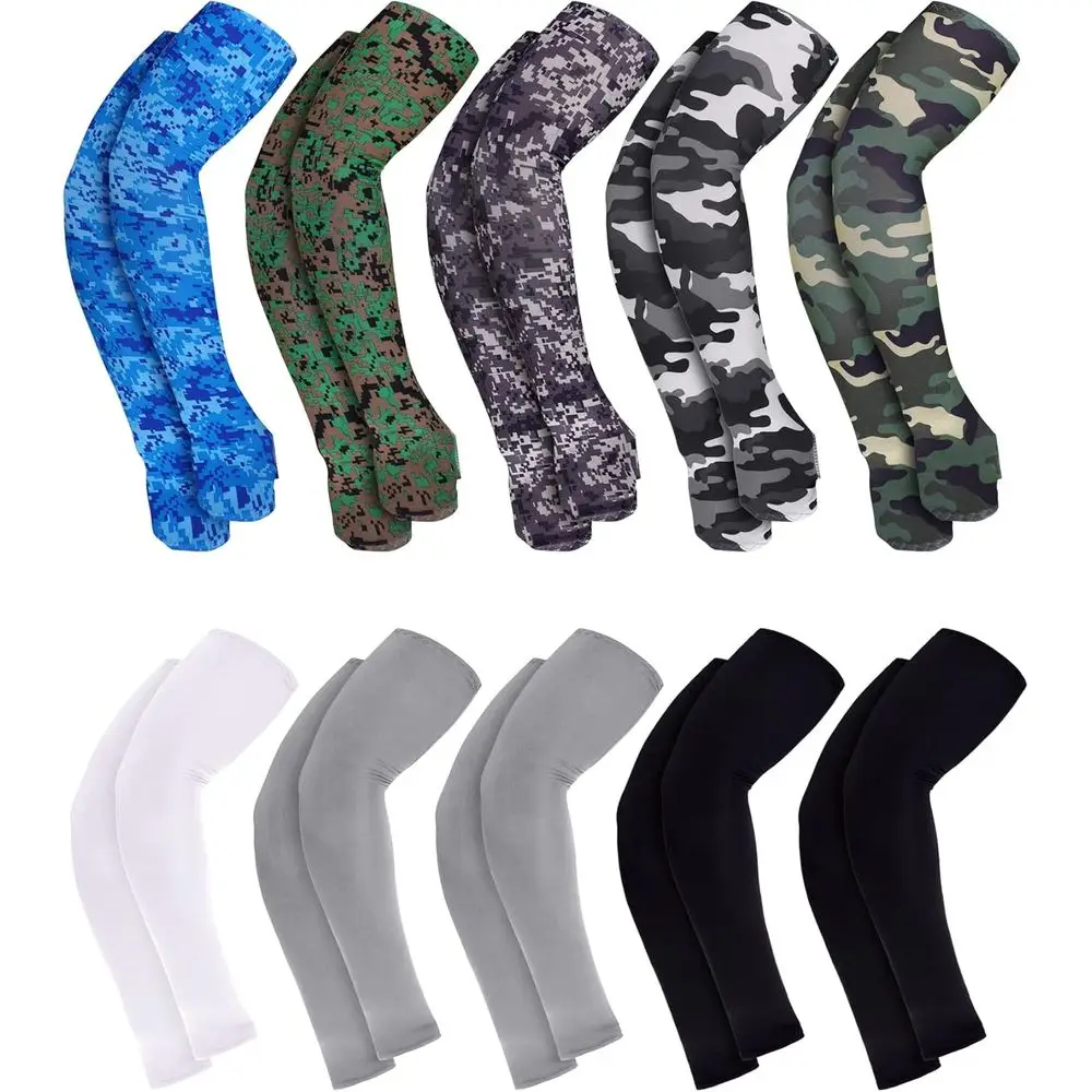 UV-Protected Pairs of Arm Sleeves with Thumbholes for Unisex Sport and Tattoo Coverage
UV-Protected Pairs of Arm Sleeves with Thumbholes for Unisex Sport and Tattoo Coverage
