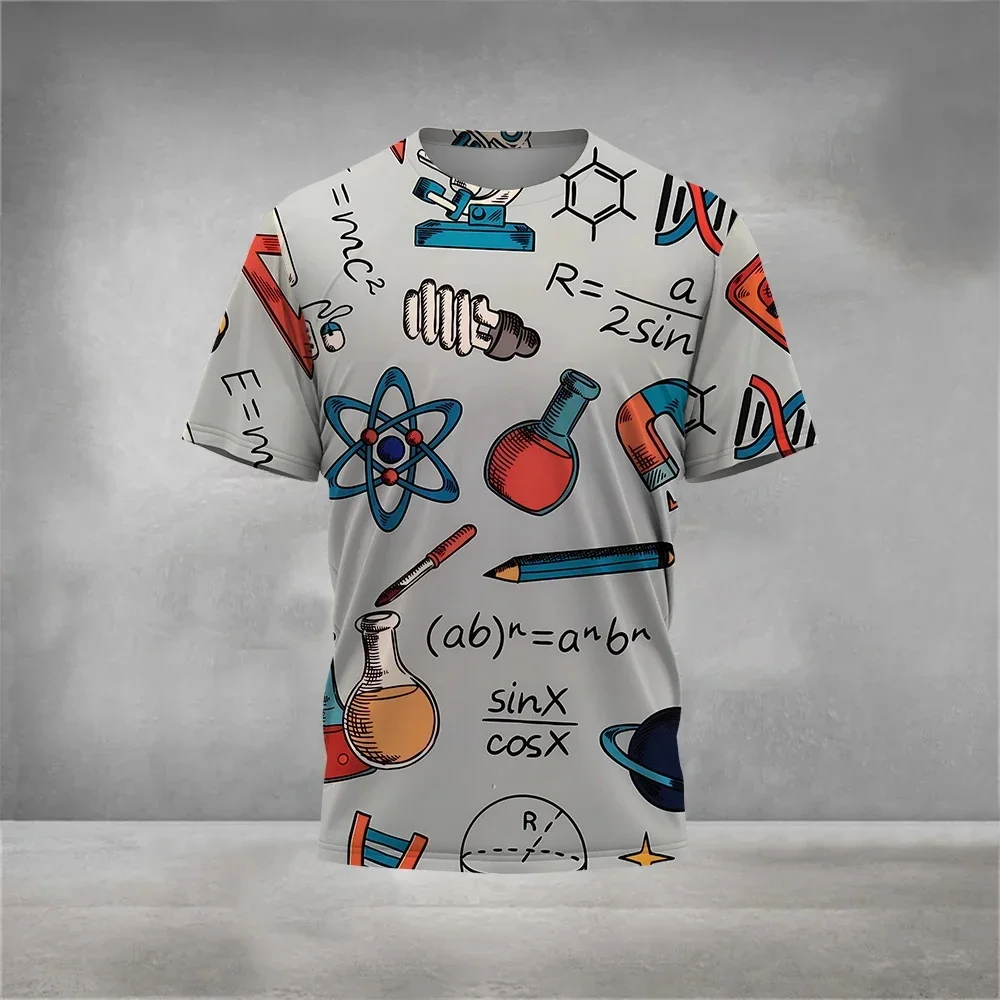 Fashionable Mathematical formula Pictures For Men's T-Shirts Trend Digital Printing Casual Round Neck Short Sleeved
Fashionable Mathematical formula Pictures For Men's T-Shirts Trend Digital Printing Casual Round Neck Short Sleeved