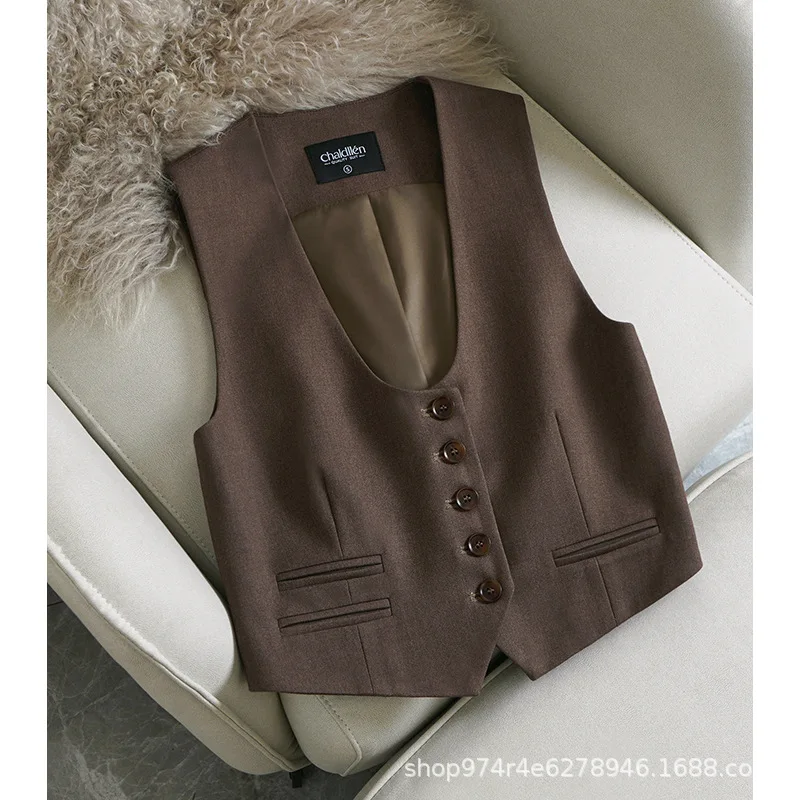 Vests Waistcoats Thin Womens Vest Unisex Autumn Baroque Adjustable Stand Collar Appliques Aesthetics Argyle Fairycrore Buckle OL
Vests Waistcoats Thin Womens Vest Unisex Autumn Baroque Adjustable Stand Collar Appliques Aesthetics Argyle Fairycrore Buckle OL