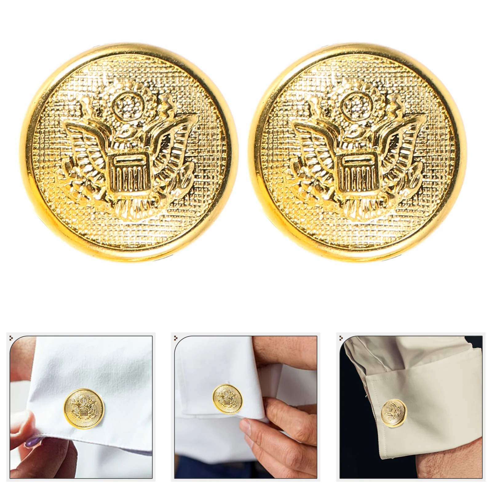 11Pcs Metal Badge Buttons Durable Vintage Buttons for Men's Suits Jackets Uniforms Sport Coats Vintage Blazer Button
11Pcs Metal Badge Buttons Durable Vintage Buttons for Men's Suits Jackets Uniforms Sport Coats Vintage Blazer Button