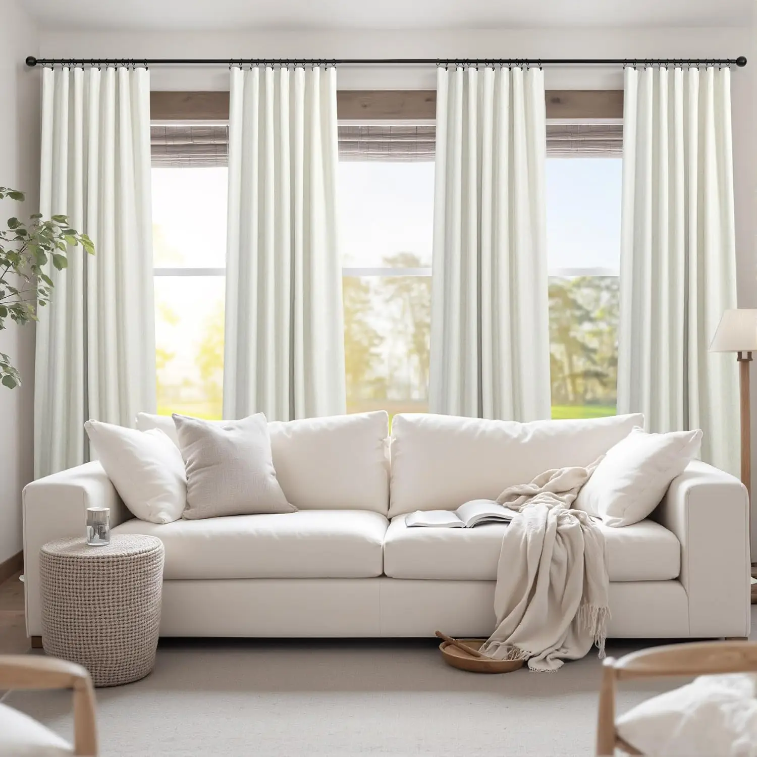 Elegant 100% Blackout Curtains 92 Inches Long For Living Room 2 Panels Set Room Darkening Energy Saving Curtains Window
Elegant 100% Blackout Curtains 92 Inches Long For Living Room 2 Panels Set Room Darkening Energy Saving Curtains Window