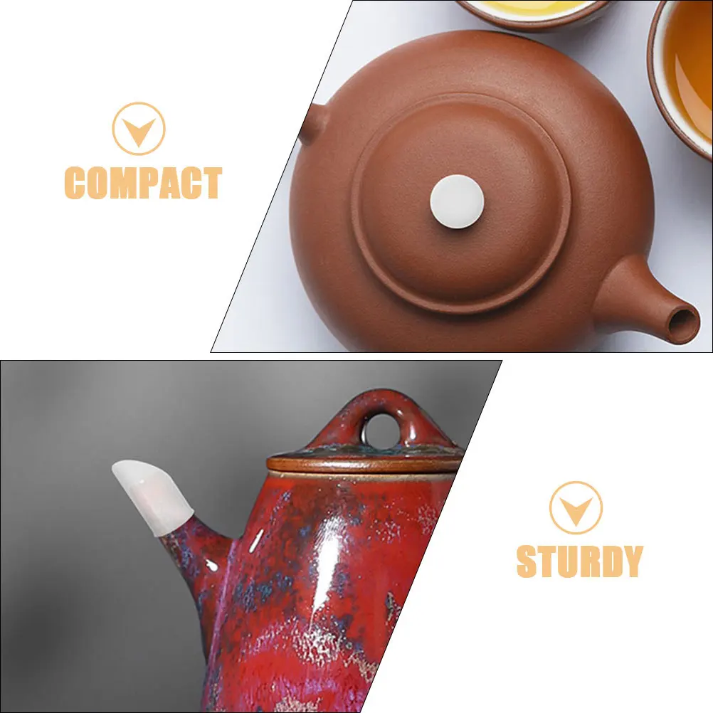 4Pcs Teapot Spout Lid Protector Set Anti-Leak Silicone Home Kettle Accessories Teapot Spout Cover Kettle Accessories
4Pcs Teapot Spout Lid Protector Set Anti-Leak Silicone Home Kettle Accessories Teapot Spout Cover Kettle Accessories