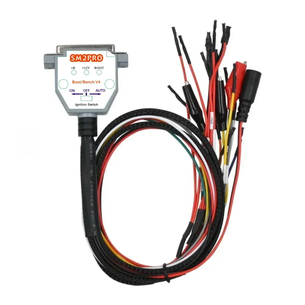 SM2PRO Diagnostic Cable LED Light ECU BATT VCC KLINE CAN-L CAN-H Bench Pinout Cable for PCM Flash J2534 VCI ECU Programmer
SM2PRO Diagnostic Cable LED Light ECU BATT VCC KLINE CAN-L CAN-H Bench Pinout Cable for PCM Flash J2534 VCI ECU Programmer