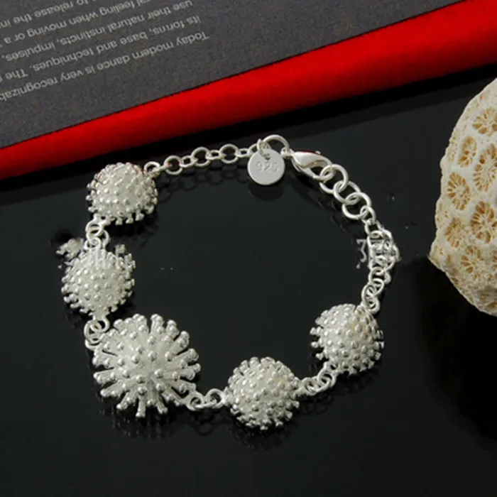 Fine 925 Sterling Silver charms Fireworks Chain Bracelets for Women Fashion Wedding Party Christmas Gifts Popular brands Jewelry
Fine 925 Sterling Silver charms Fireworks Chain Bracelets for Women Fashion Wedding Party Christmas Gifts Popular brands Jewelry