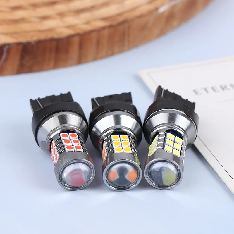 1Pc T20 LED 7440 7443 Led WY21W W21W Led Bulbs Car LED Bulbs Signal Lamp T20 27SMD 3030 Backup Brake Reverse Parking Lamp
1Pc T20 LED 7440 7443 Led WY21W W21W Led Bulbs Car LED Bulbs Signal Lamp T20 27SMD 3030 Backup Brake Reverse Parking Lamp